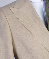 Champagne Peaked Lapel Double Breasted Fashion Prom Men Suits