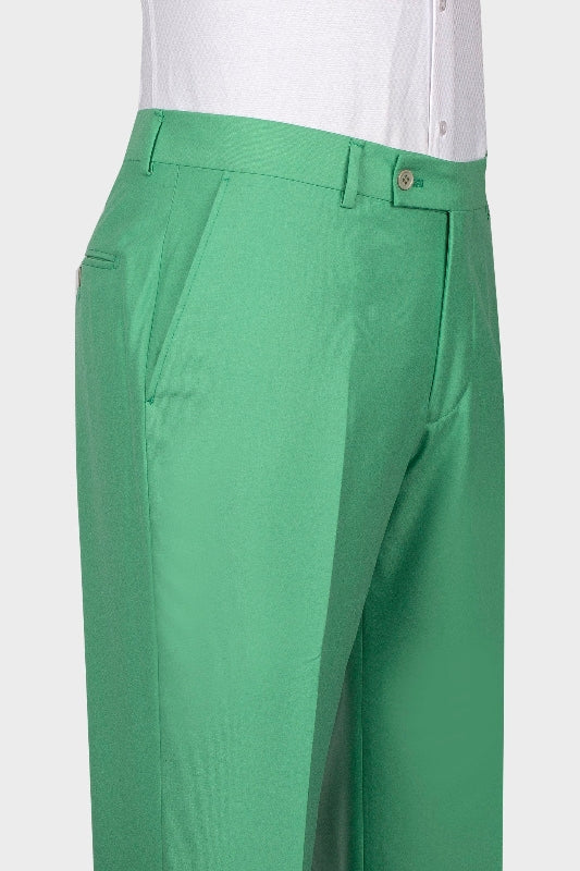 Charming Shawl Lapel Double Breasted Green Prom Suits