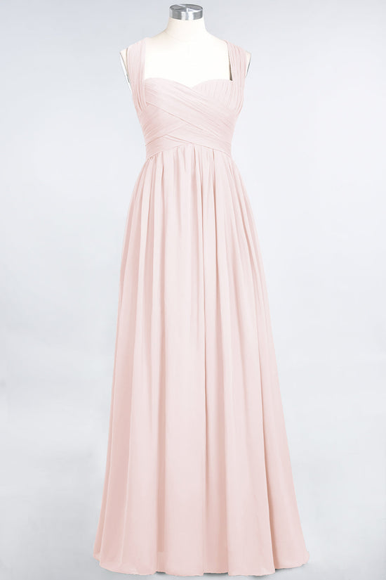 Chic Tiered Sweetheart Cap-Sleeves Bungurdy Bridesmaid Dresses-27dress