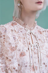 27Dress Cute Half Sleeves Floral Short Dresses