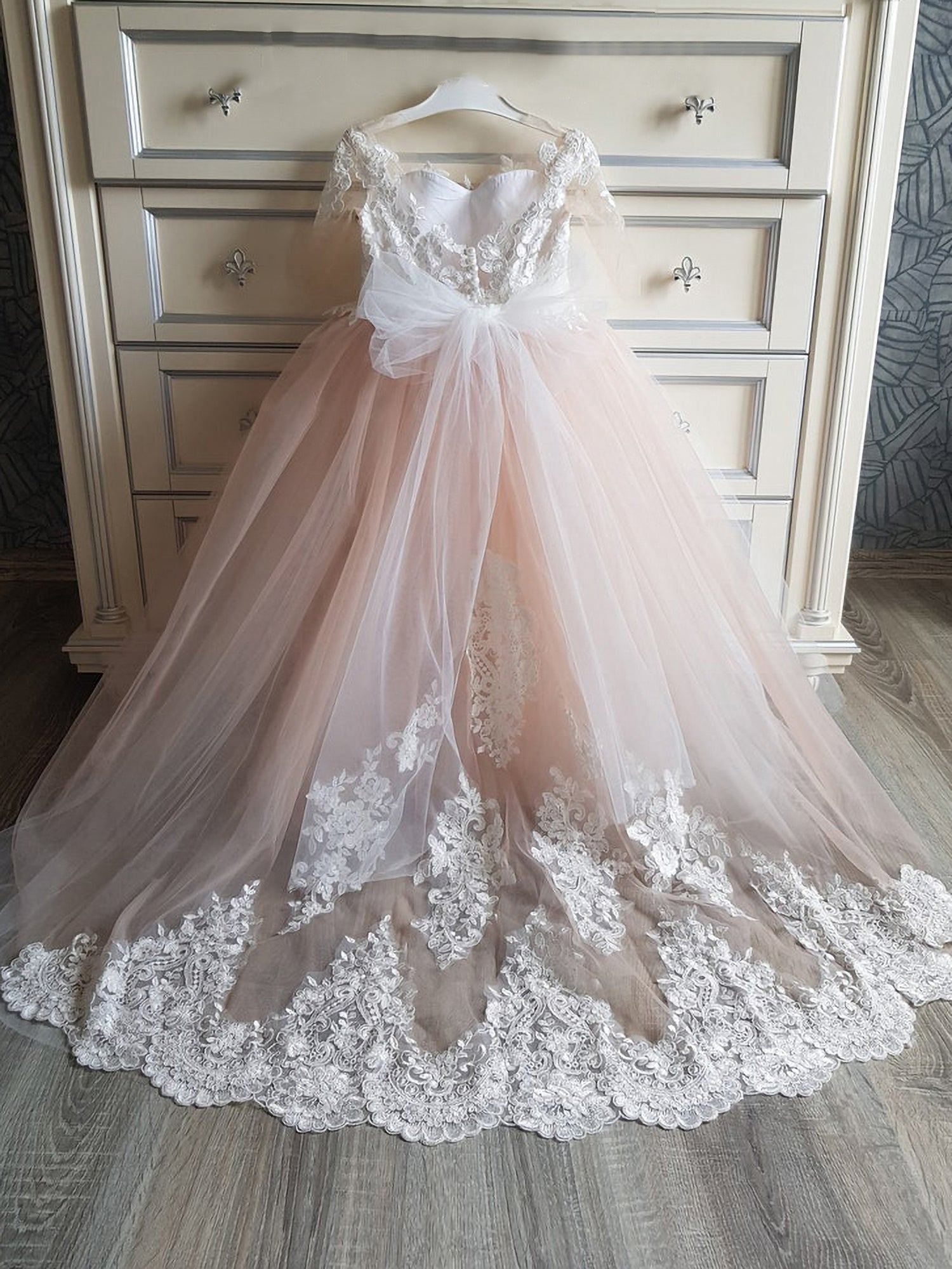 Cute Long Princess Flower Girl Dresses with Sleeves 27dress Cute Long Princess Flower Girl Dresses with Sleeves 27dress