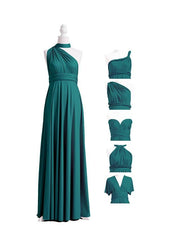 Dark Green Multiple A-Line Bridesmaid Dresses-27dress