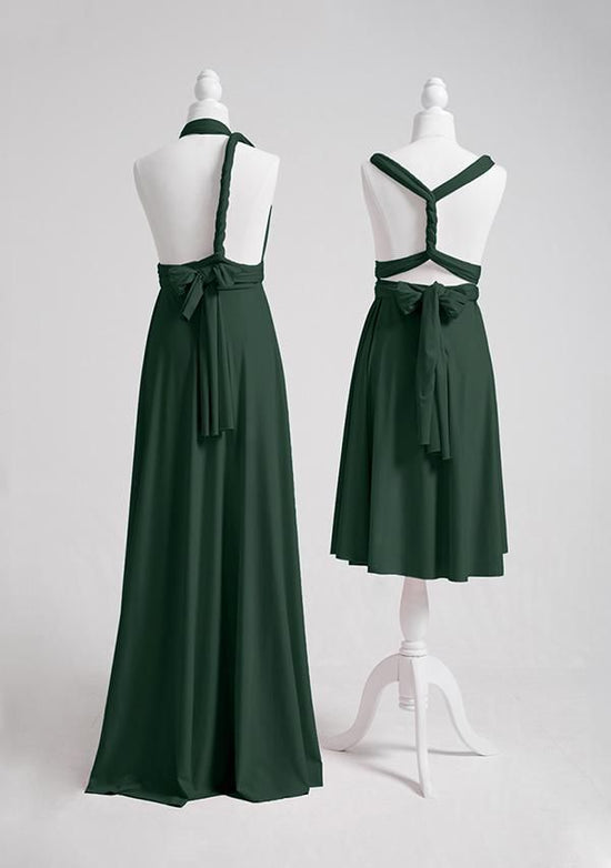 Dark Green Multiway Infinity Bridesmaid Dress-27dress