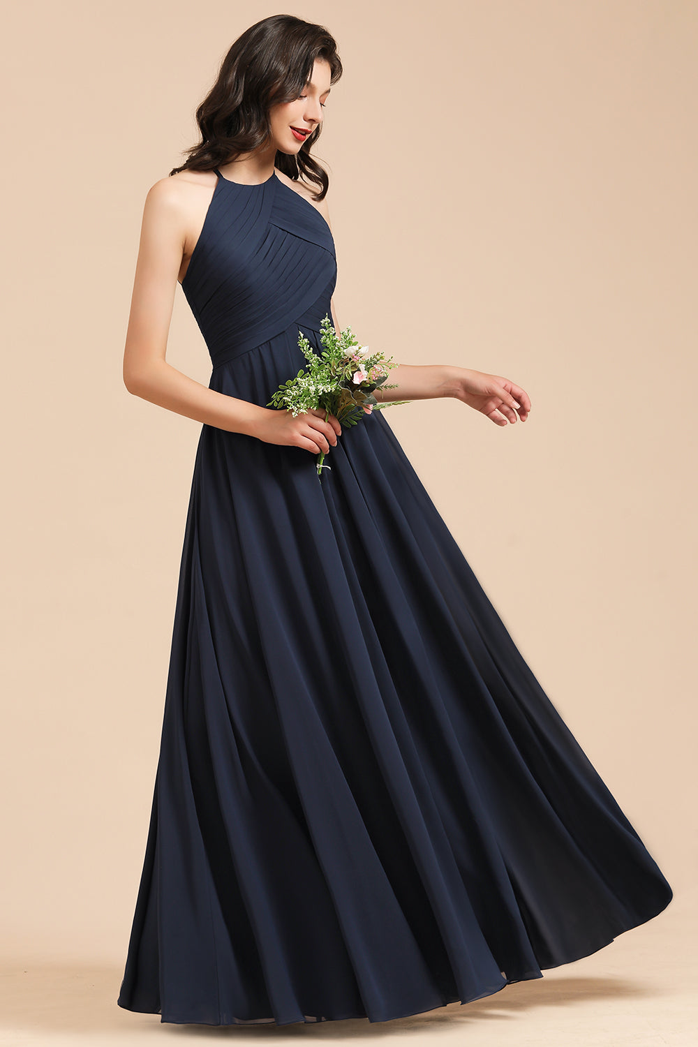 Elegant A-line Sleeveless V-Neck Ruffle Chiffon Lace Bridesmaid Dresse 27dress Elegant A-line Sleeveless V-Neck Ruffle Chiffon Lace Bridesmaid Dresse 27dress