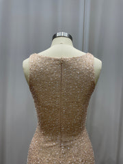 27DRESS Elegant Sleeveless Mermaid Evening Dresses with Rhinestones