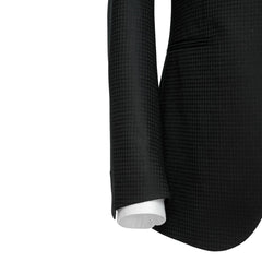 Formal Shawl Lapel Three Pieces Black Wedding Suits