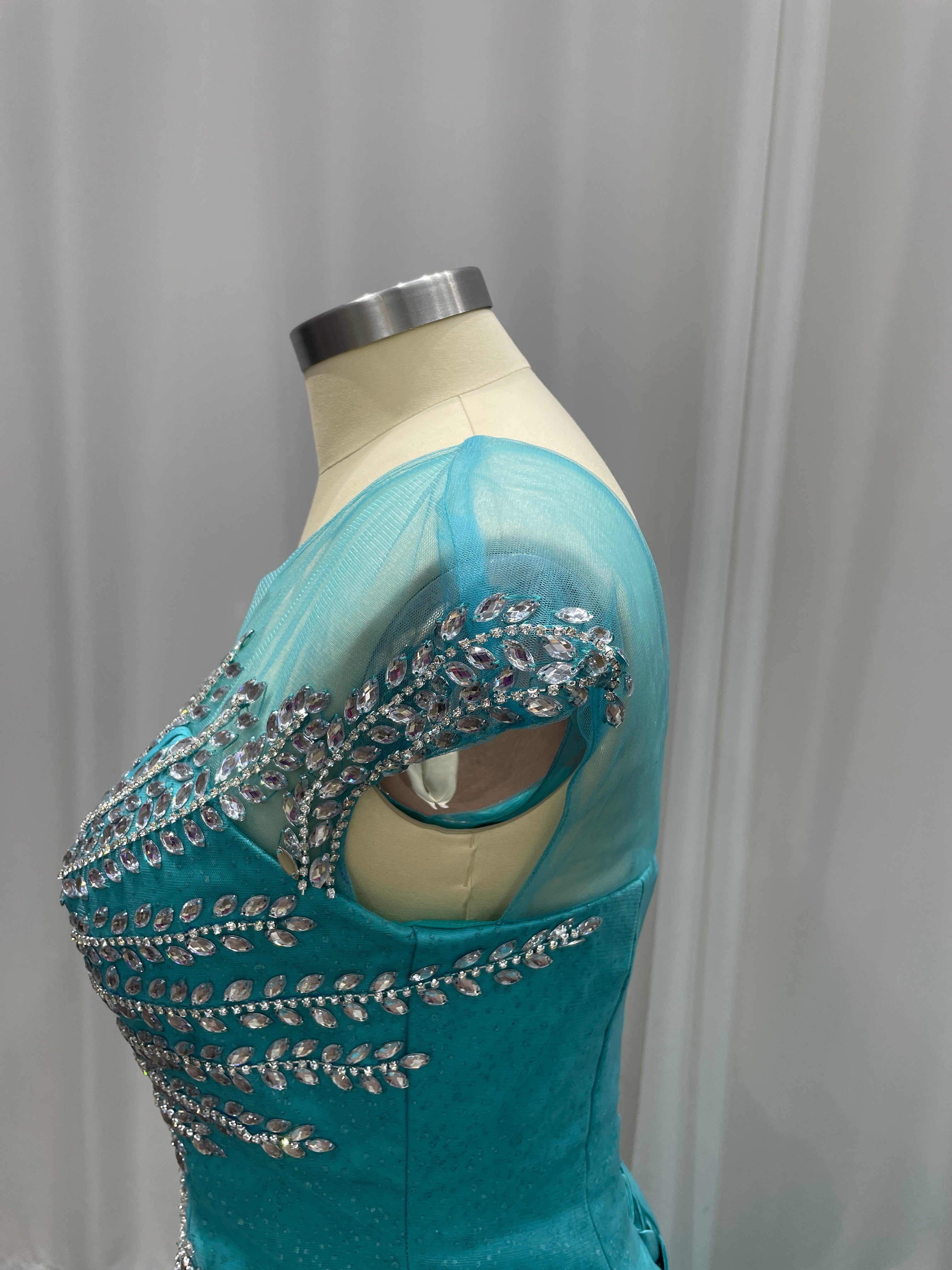 27DRESS Formal Off-the-Shoulder Mermaid Evening Dresses with Beading