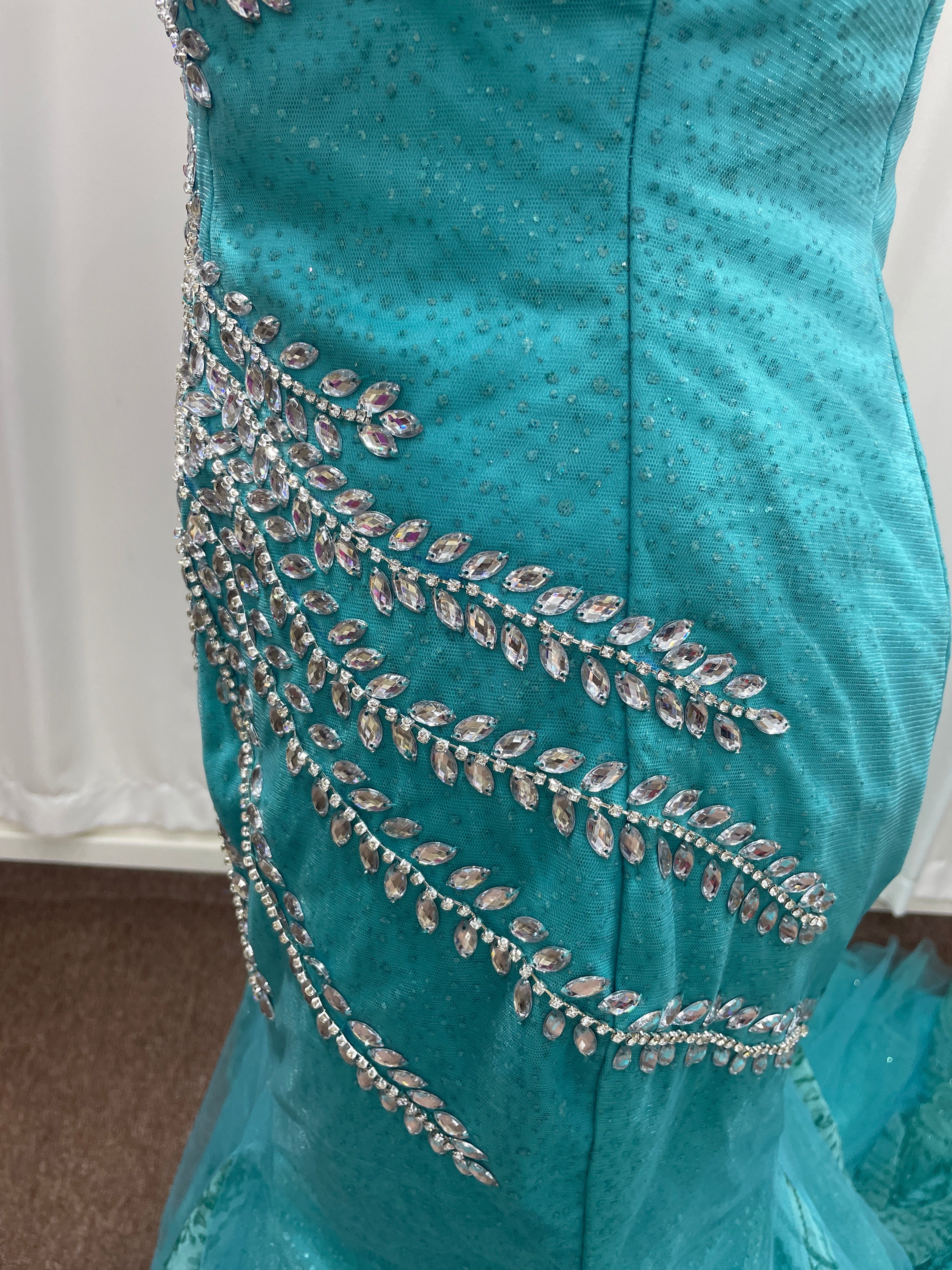 27DRESS Formal Off-the-Shoulder Mermaid Evening Dresses with Beading