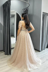 27DRESS Formal Off-the-Shoulder Sweetheart Evening Dresses with Sash