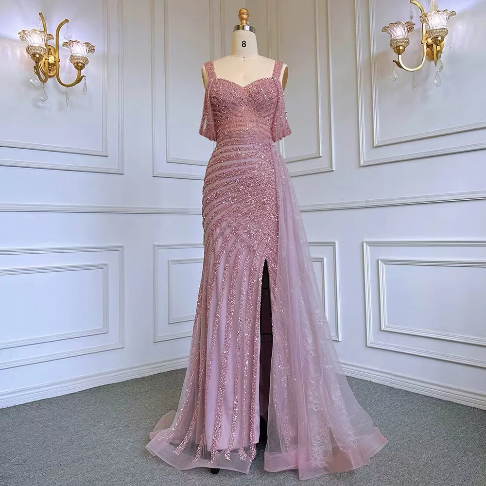 Gorgeous Off the Shoulder Champagne Bead Embroidery Princess Prom Dress