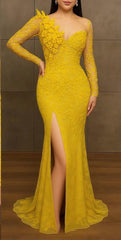 Long Sleeves Sheath Long Formal Dress with Detachable Cape-27dress