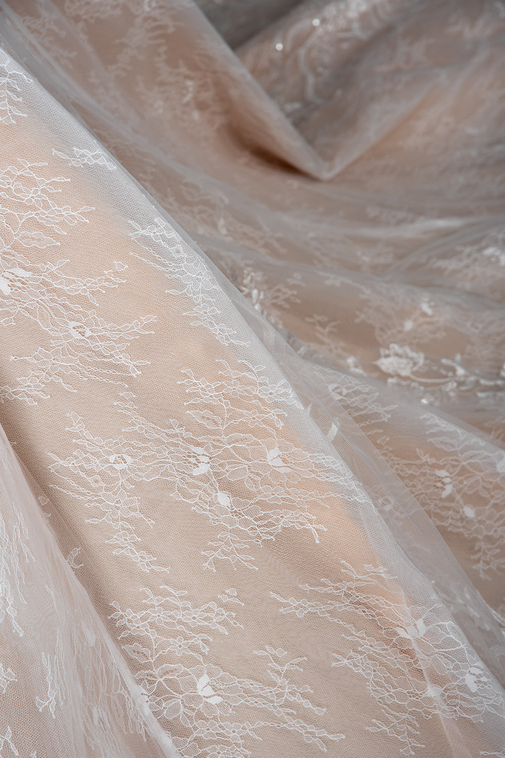 Long Sleeves Wedding Dress Ball Gown Champagne Lace Scoop-27dress