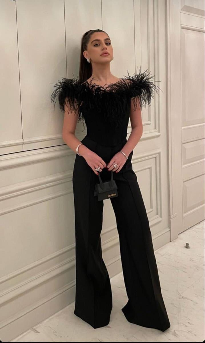 Luxury Strapless Party Jumpsuit with Off-the-Shoulder Patchwork-27dress