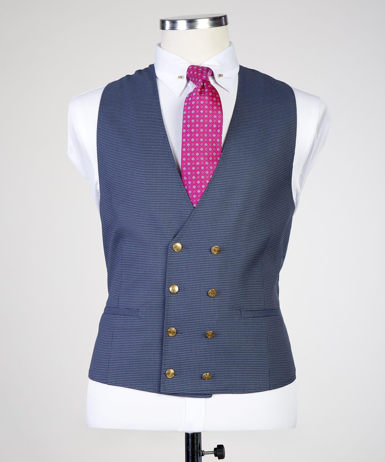 Modern Grey 3-pieces Peaked Lapel Men Suits For Business
