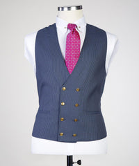 Modern Grey 3-pieces Peaked Lapel Men Suits For Business
