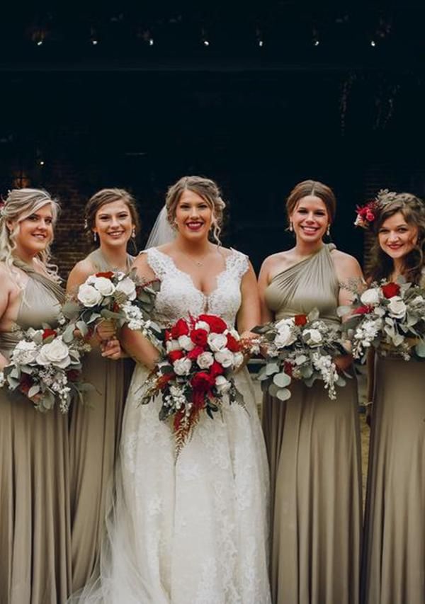 Multiple A-Line Bridesmaid Dresses Long-27dress