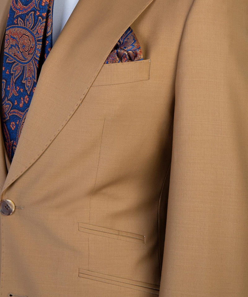 New Arrival Brown Peaked Lapel Fashion Business Men Suits