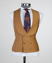 New Arrival Brown Peaked Lapel Fashion Business Men Suits