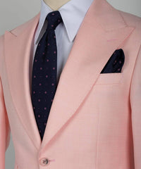 New Arrival Pink Three Pieces Slim Fit Fashion Men Suits