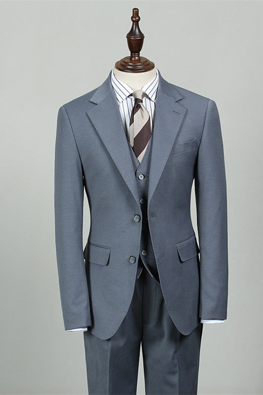 Newest Blue Notched Lapel Best Fitted Men Suit