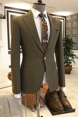 Peaked Lapel Men Suits For Business