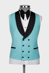 Pool Shawl Lapel Three Pieces Wedding Men Suits