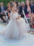 27dress Long Sleeves lace Tulle Flower Girl Dresses
