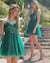 V-Neck Sleeveless A-Line Mini Prom Dress with Pleated-27dress