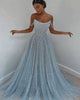 Beautiful Long A-line Scoop Sequined Prom Dress-27dress