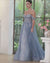 Off-the-shoulder Ball Gown Long Prom Dress with Beading and Lace Applique-27dress