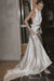 Simple Halter Backless Wedding Dress with Sweep Train-27dress