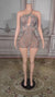 One-Shoulder Mini Sheath Tulle Homecoming Dresses with Diamonds-27dress