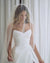 27DRESS White Pure Satin Sweetheart Wedding Dress Long With Split