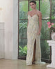 Lace Sleeveless Sheath Long Prom Dress with Lace Applique-27dress