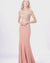 Long Off-the-Shoulder Floor Length Mermaid Evening Dress with Gold Appliques-27dress