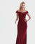 Long Off-the-shoulder Appliques Lace Mermaid Bridesmaid Dress-27dress