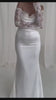 Boho Off-the-Shoulder Long Sleeves Lace Mermaid Wedding Dress