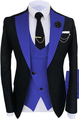 Shawl Lapel Three Pieces Prom Suits For Men