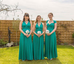 Sleeveless Jade Multiway Infinity Bridesmaid Dress-27dress