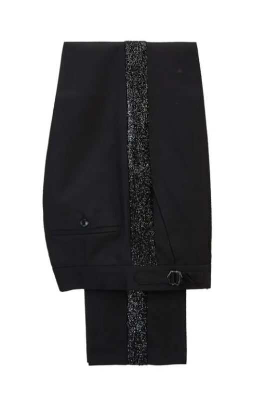 Stylish Blue Peaked Lapel Double Breasted Slim Fit Men Suits For Prom