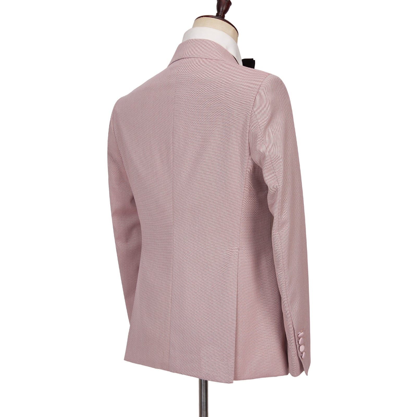 Stylish Pink Double Breasted Peaked Lapel Men Suits