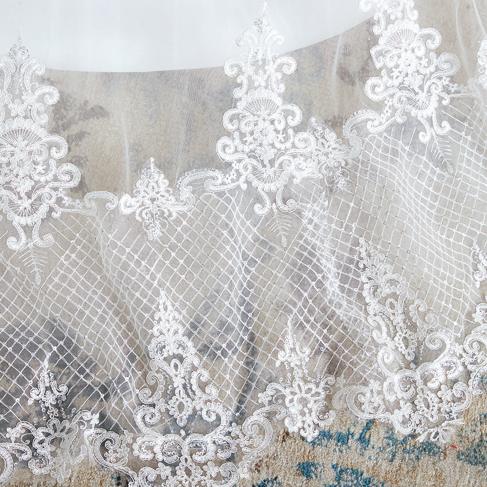 Stylish Strapless White Lace Affordable Wedding Dress Online with Low Back-27dress