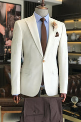 Two Pieces Peaked Lapel Prom Men Suits