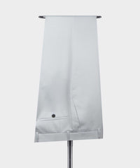 Two Pieces Double Breasted White Wedding Suits With Black Shawl Lapel